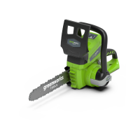 Цепная пила аккумуляторная GREENWORKS G24CS25, 24 В, 25см, c АКБ 4 Ач и ЗУ