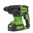 Перфоратор аккумуляторный бесщеточный GREENWORKS GD24SDS2 2 ДЖ, 24V, c 1хАКБ 4 А.ч и ЗУ в сумке