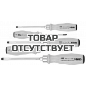 Набор отверток ударных Felo SL/PZ с деревянной рукояткой, 5 шт 