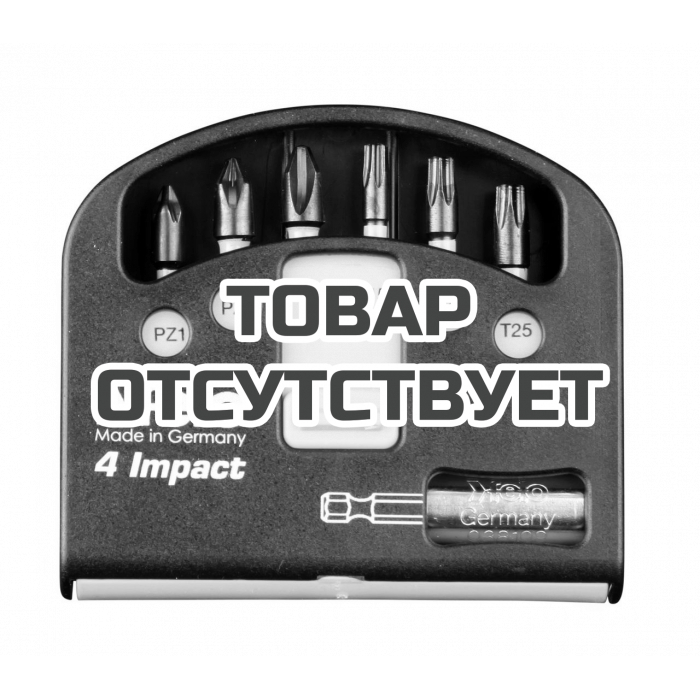 Набор бит Felo PH/PZ/Tx Impact с держателем бит в кейсе Swift, 7 шт