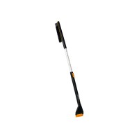 Щетка для снега 85-113см телескоп. со скребком X-series FISKARS (щетка-сметка снеговая, съемный скребок)