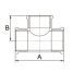 Тройник латунный с внутренней резьбой 1"х1/2”х1”