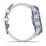 Умные часы титановый синий минерал DLC с белым ремешком Garmin Fenix 7X Sapphire Solar