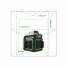 Уровень лазерный ADA CUBE 360 2V GREEN PROFESSIONAL EDITION