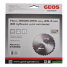 Нож GEOS 255 мм, 25.4 мм, 40 зубцов