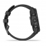 Умные часы серый с черным ремешком Garmin Fenix 7 Solar