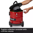 Пылесос для сбора золы Einhell TC-AV 2032 DW, 850 Вт, 20л