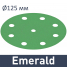Круг шлифовальный TRC Emerald STF D125/8 P40 ED/50