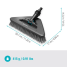 Щетка Gardena Cleansystem Handle Brush с мягкой гибкой ручкой, предназначенная для больших и деликатных поверхностей