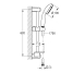 Готовый комплект для ванной комнаты GROHE Eurosmart Cosmopolitan, хром (1000179)