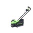 Комплект: Аэратор скарификатор аккумуляторный GREENWORKS GD40SC38II 40v без АКБ и ЗУ + Аккумулятор G40B8 + Зарядное устройство-слайдер G40UCM2M