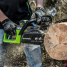 Пила цепная аккумуляторная G-MAX 40V GREENWORKS GD40CS15 с АКБ 5 Ач и ЗУ + цепь + масло в подарок!