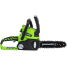 Пила цепная аккумуляторная G-24 24V GREENWORKS G24CS25 с АКБ 4Ач и ЗУ