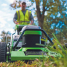 Комплект: Газонокосилка аккумуляторная GREENWORKS, 82V, 76см, Зарядное устройство G82C2, Аккумулятор GD-82 + 2й АКБ в подарок