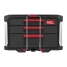 ПРОМО "ВЫГОДНЫЙ МИКС" Аккумуляторная углошлифмашина Milwaukee M18 FUEL FHSAG125XB2-802X + Очки ПРЕМИУМ, Два карбидных диска, Ящик PACKOUT с 2+1!