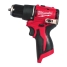 Аккумуляторная компактная ударная дрель-шуруповерт Milwaukee M12 BLPDRC-202C