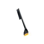 Щетка для снега 47см со скребком Solid FISKARS (щетка-сметка снеговая, съемный скребок)