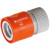Коннектор с аквастопом под резьбу 1/2" Gardena 06918-00.100.00