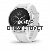 Умные часы белые с белым ремешком Garmin Fenix 6S Pro
