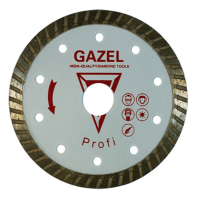 Отрезной алмазный круг Сплитстоун (GAZEL Turbo 180x2,4x10x22,2 строит. материалы 2) сухая Profi