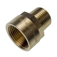 Переходник 3/8"НР х 1/2"ВР бронза, Sanha