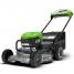 Комплект: Газонокосилка аккумуляторная Greenworks LM221S, Зарядное устройство G82C2, Аккумулятор GD-82 + 2й АКБ в подарок