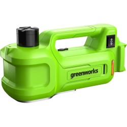 Домкрат автомобильный гидравлический аккумуляторный GREENWORKS, 24V, без АКБ и ЗУ