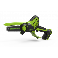 Пила цепная аккумуляторная GREENWORKS GD24CSMNX 24V без АКБ и ЗУ мини