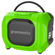 Беспроводная акустическая система аккумуляторная GREENWORKS GPT-MNBS, 24V/220V, без АКБ и ЗУ