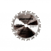 Пильный диск по дереву для циркулярной мини пилы GREENWORKS 115х9.5 мм 24T