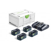 Комплект электропитания FESTOOL  SYS 18V 4x5,0/TCL6DUO