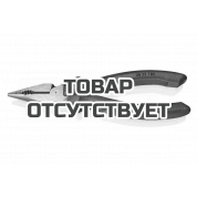 Комбинированные остроконечные плоскогубцы KNIPEX с удлинёнными губками, длина 185 мм, фосфатированные, 3-комп ручки KN-0822185