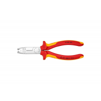 Клещи-стрипперы Knipex VDE для круглых кабелей, 0.75-1.5/2.5 мм², L 165 мм, 1000V, SB KN-1346165SB