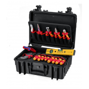 Инструментальный чемодан 24 предмета KNIPEX Robust23 Start Electric 002134HLS2