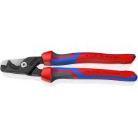 Кабелерез Knipex StepCut XL ступенчатый рез, Ø 23 мм, длина 225 мм, фосфатированный, 2-комп ручки KN-9512225