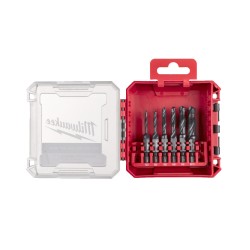 Метчики-сверла Milwaukee HSS-G хвост. 1/4" HEX набор 6 ед. (M3-M10) HSS G Combi Drill Tap