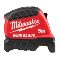 Рулетка Milwaukee Wide Blade GEN II 5м / ширина 35 мм