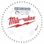 Пильный диск для циркулярной пилы по дереву Milwaukee PW 165 x 20 x z48 2.2 мм (1шт)