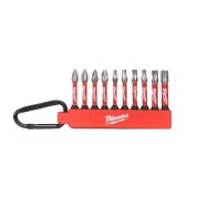 Набор бит на  карабине Milwaukee Shockwave Impact Duty №1 (10 шт)