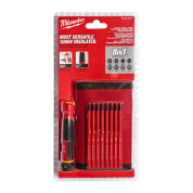 Набор отверток прецизионных, диэлектрических (изолированных) Milwaukee VDE 8 в 1