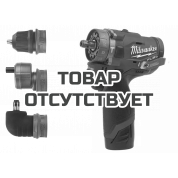 Аккумуляторная ударная дрель субкомпактная Milwaukee M12 FUEL FPDXKIT-202X