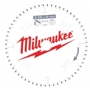 Пильный диск для циркулярной пилы по алюминию Milwaukee 235 x 30 x 60 x 2.4 мм TF -5° (1шт)