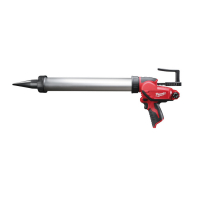 Аккумуляторный клеевой пистолет Milwaukee M12 PCG/600A-0