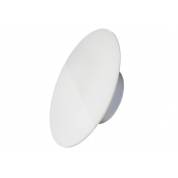 Стеклянный Диффузор Анемостат, круг, Матовый Белый RAL9003 D100 мм