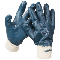 Перчатки МАСТЕР рабочие с манжетой с нитриловым покрытием (р. XL 10) Зубр 11272-XL