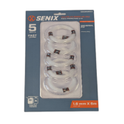 Леска для триммера SENIX 1.6мм 5м*5шт.