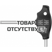 Отвертка шестигранная с поперечной ручкой WERA 454 HF, 3x100 мм, 023334