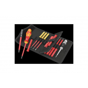 Набор бит с битодержателем WERA Kraftform Kompakt VDE 18 Universal 1 Tool Finder 1x9x98; PH1x157; PH2x157; PZ1x157; PZ2x157; 1x1x154; 1x2x154; 1x1x1 WE-006613