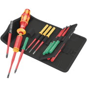 Kraftform Kompakt VDE 15 Torque 1,2-3,0 Nm extra slim 1 Tool Finder Набор насадок с динамометрической отвёрткой-битодержателем, 15 пр.