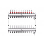 Коллектор нерж. Wester W902 1-3/4 в сборе с расходомерами на 12 выходов